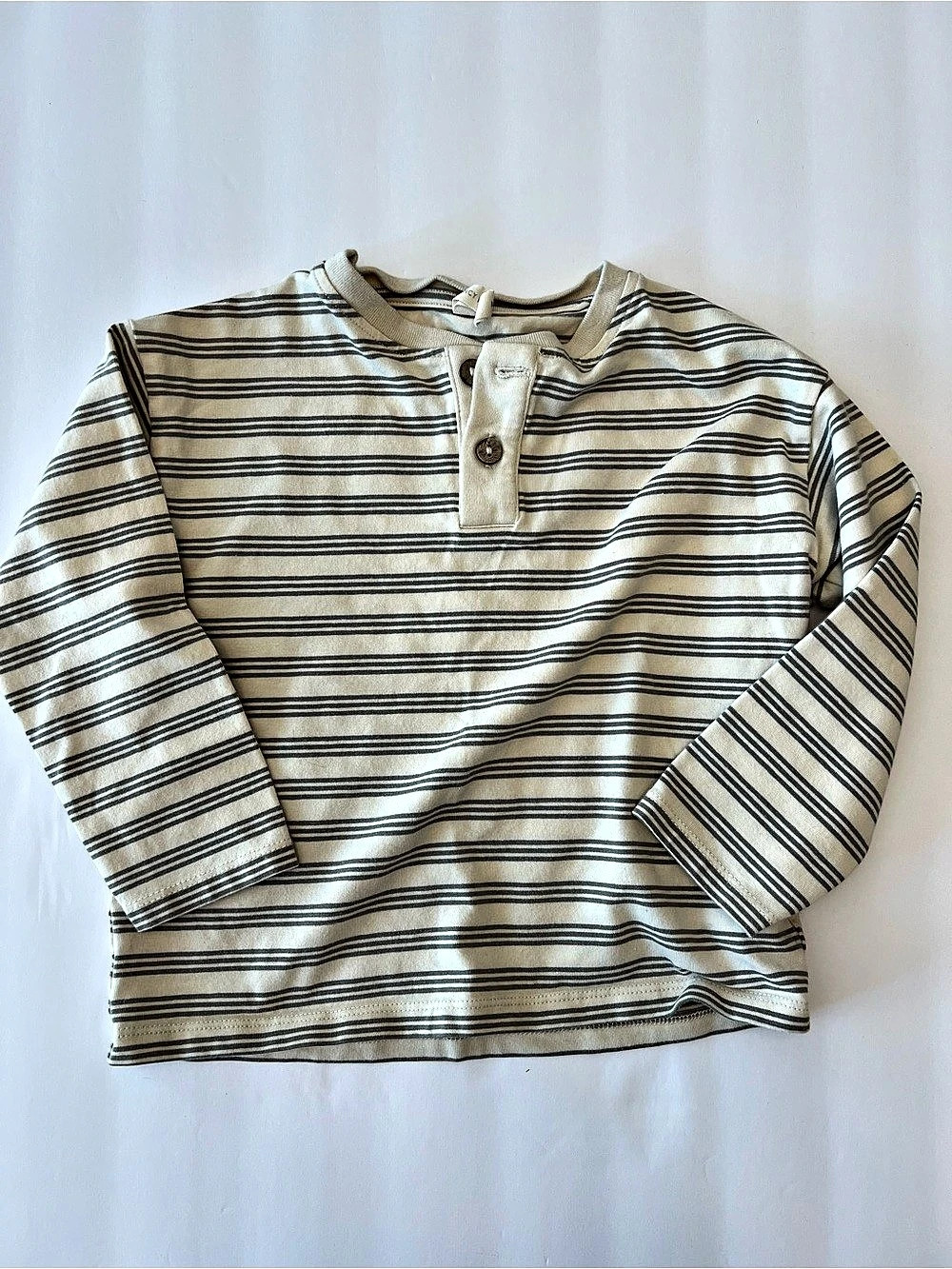 Quincy Mae Long Sleeve Striped Top 2-3 Y